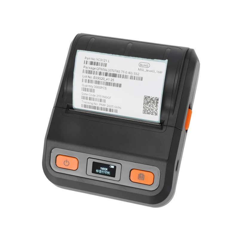 Stampante termica per etichette con schermo LED